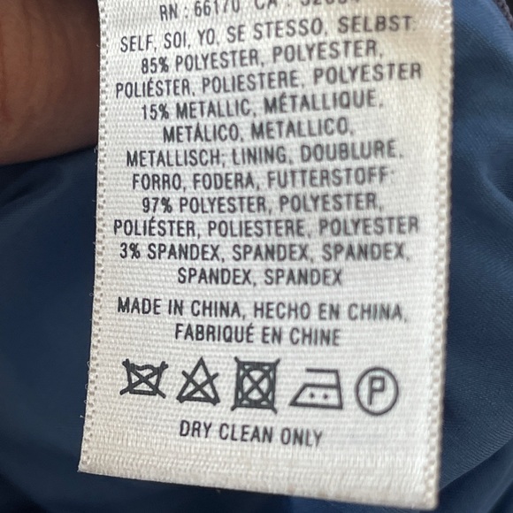 Anthropologie Leifsdottir Metallic Brocade Jacquard Trousers Sz 8 Worn Once - Picture 8 of 13